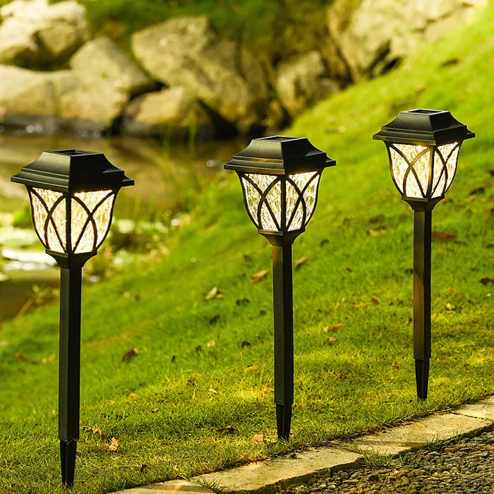 Elegant Solar Trädgårdsbelysning – Stilren & Hållbar