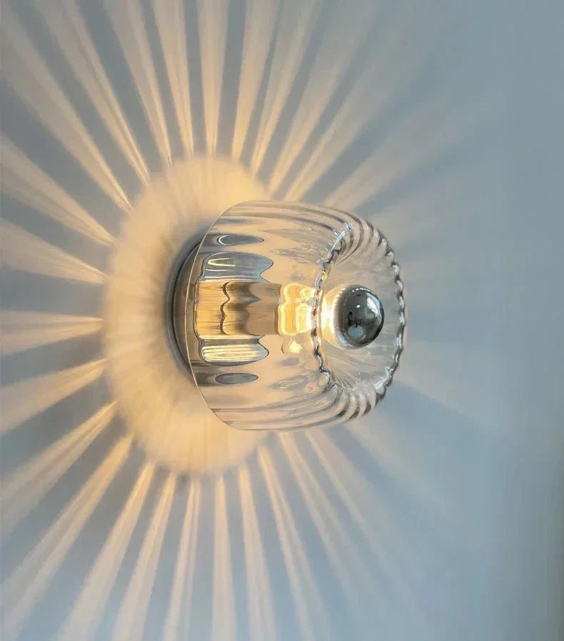 Elegant Bauhaus Vägglampa – Stilren Glasarmatur