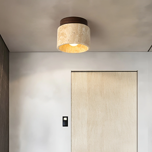 Elegant Japansk Taklampa – Lugnande LED-belysning