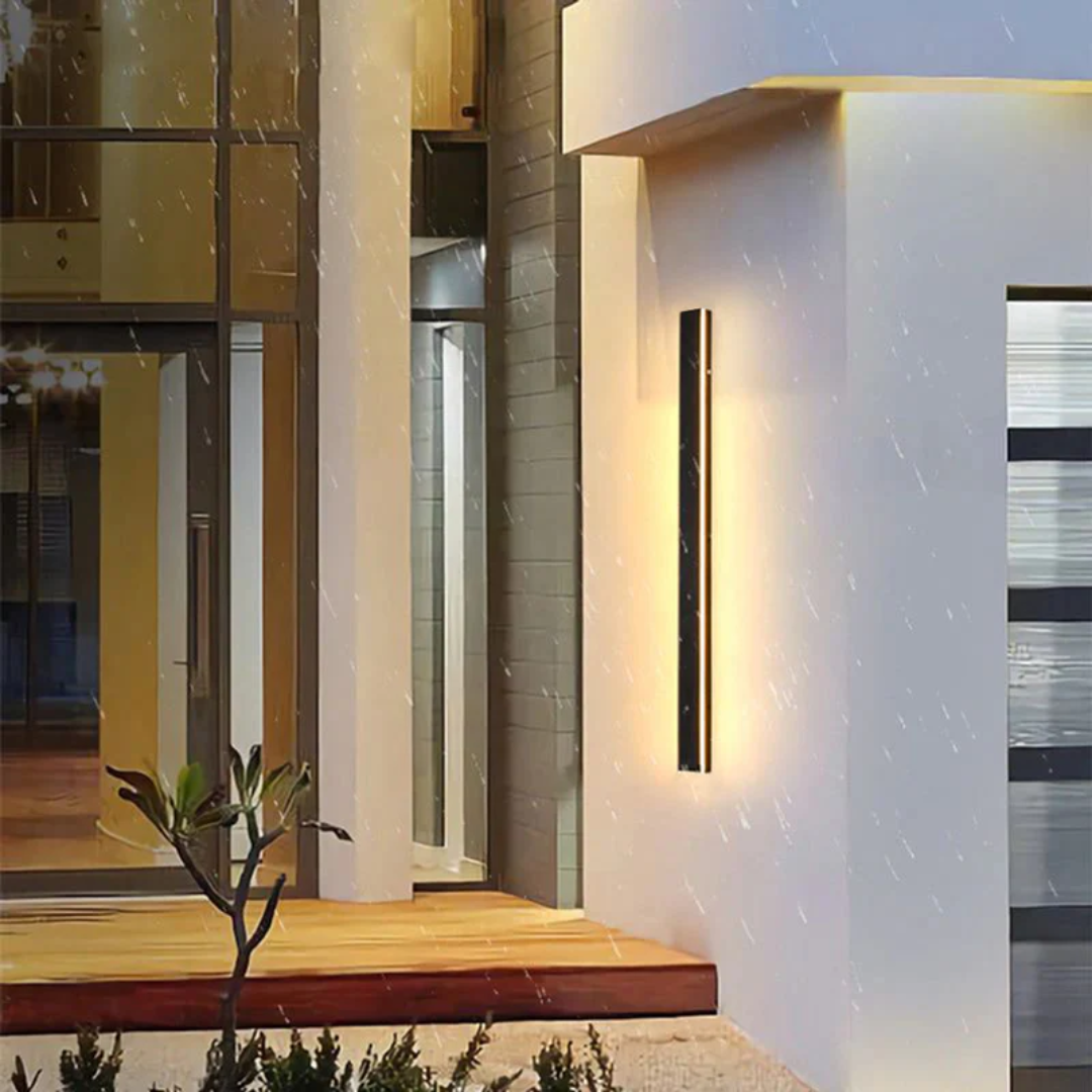 Elegant LED Vägglampa för Utomhusbruk – Modern & Väderbeständig