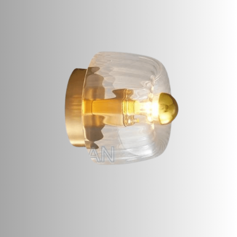 Elegant Bauhaus Vägglampa – Stilren Glasarmatur