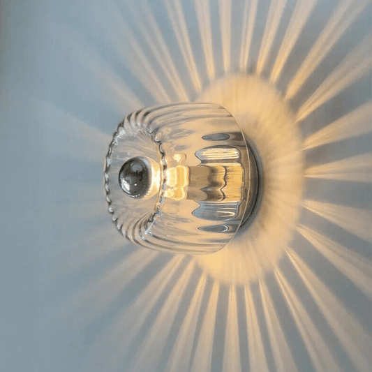 Elegant Bauhaus Vägglampa – Stilren Glasarmatur