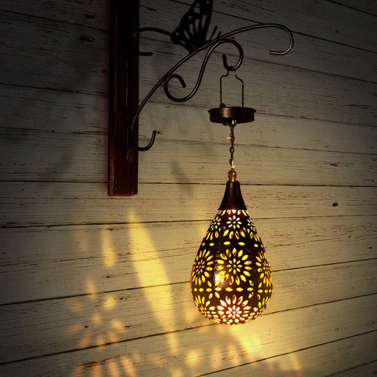 Solcellsdriven Elegant Hängande Lampa Utomhus
