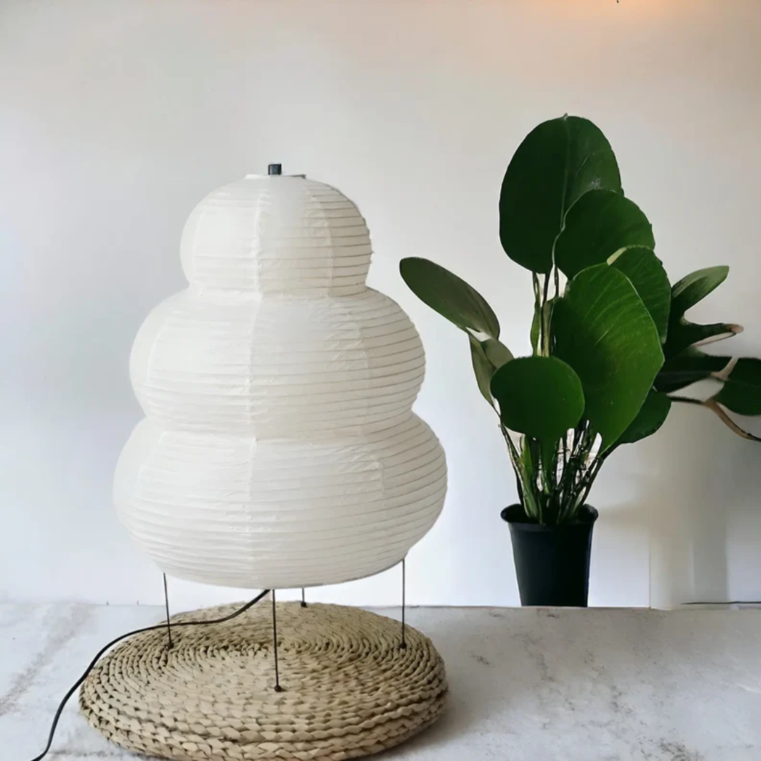 SereneAura Wabi-Sabi Golvlampa – Lugn & Stilfull