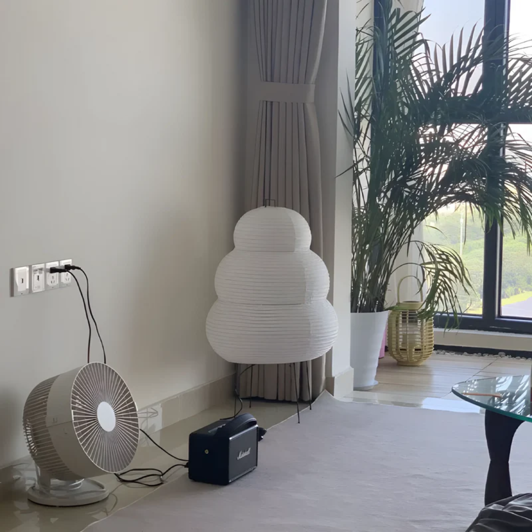 SereneAura Wabi-Sabi Golvlampa – Lugn & Stilfull