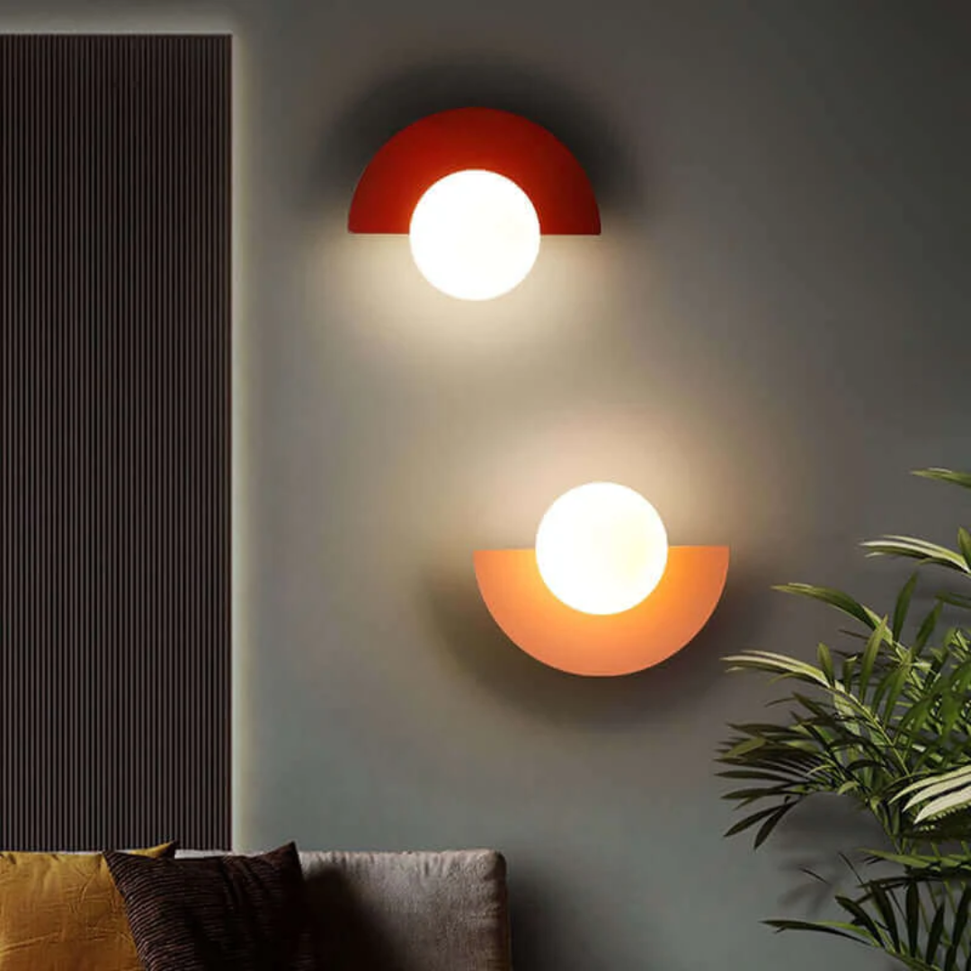 Modern Chic Halvmåne Vägglampa i Metall