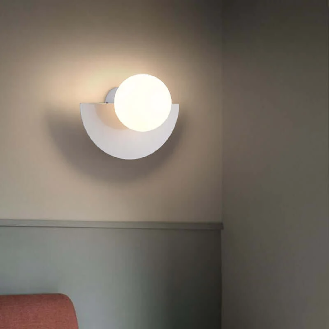Modern Chic Halvmåne Vägglampa i Metall