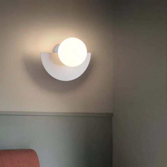Modern Chic Halvmåne Vägglampa i Metall