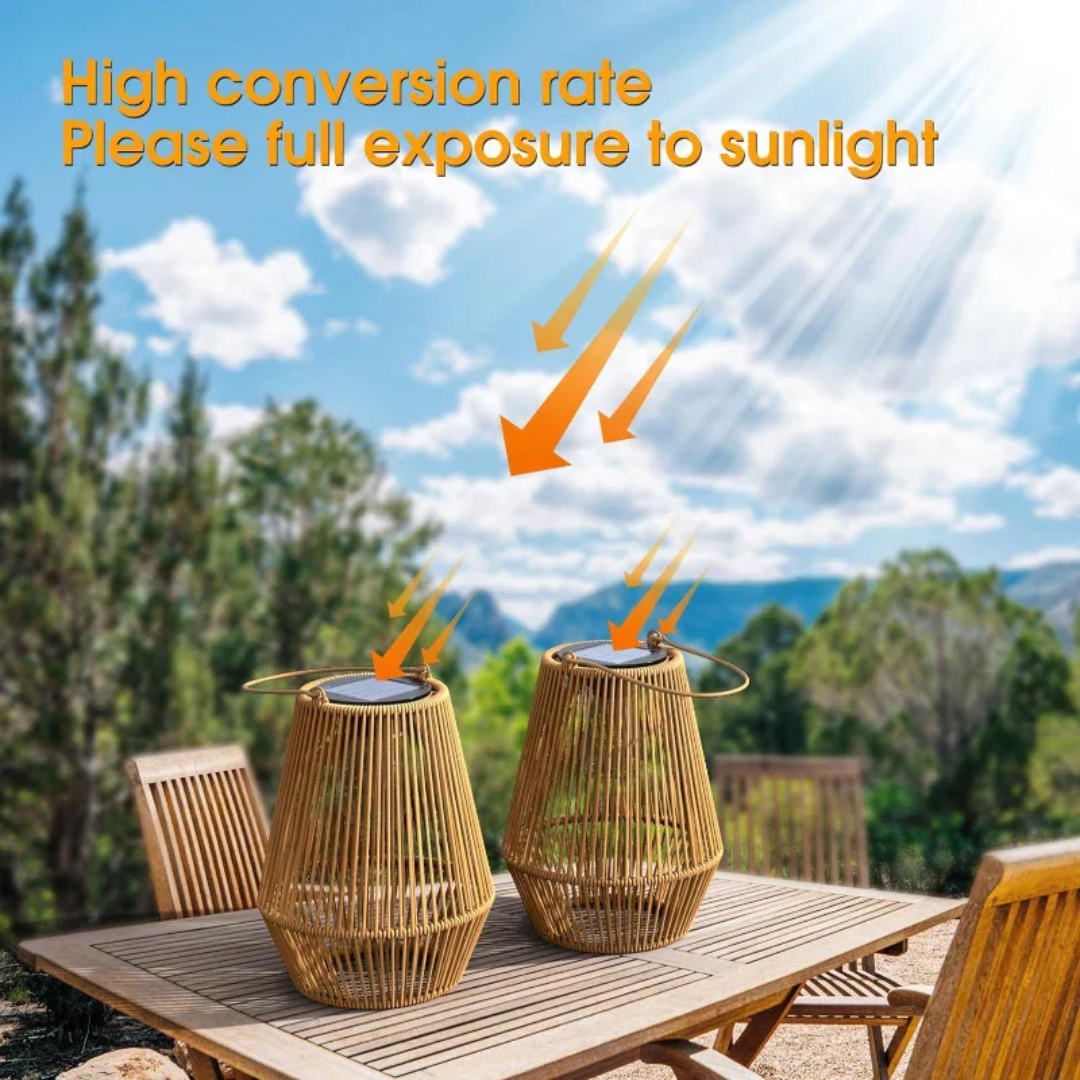 Hantverkad Solenergilampa för Trädgård & Utomhus