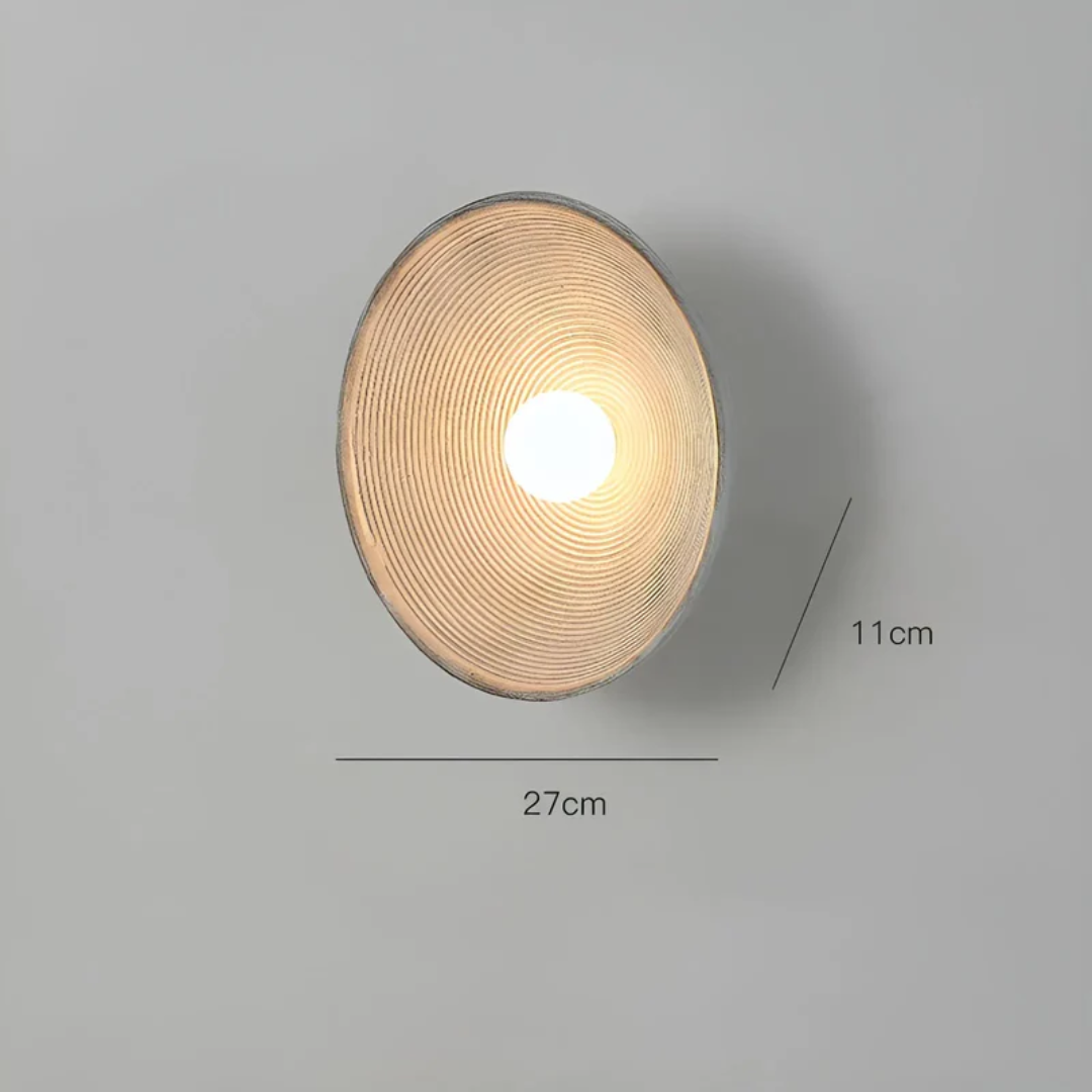 Elegant Wabi-Sabi Vägglampa – Stilfull Belysning