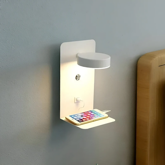 Modern LED Vägglampa med USB-laddning – Stilren & Energieffektiv
