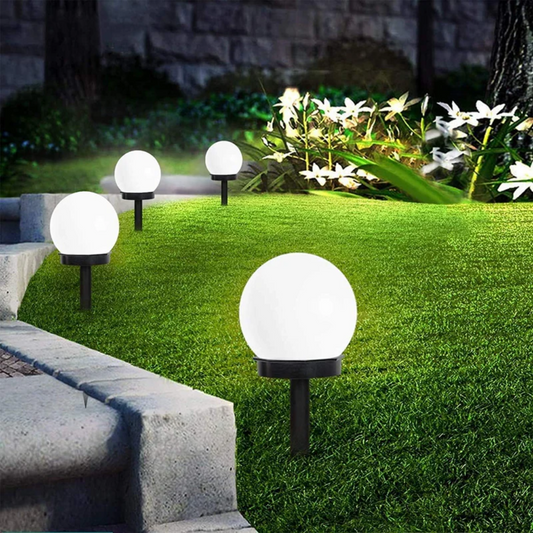 Eleganta Solenergi Trädgårdsbelysning – Stilfulla Orbs