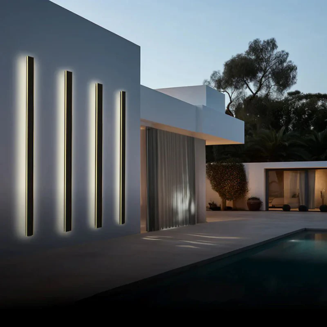 Elegant LED Vägglampa för Utomhusbruk – Modern & Väderbeständig