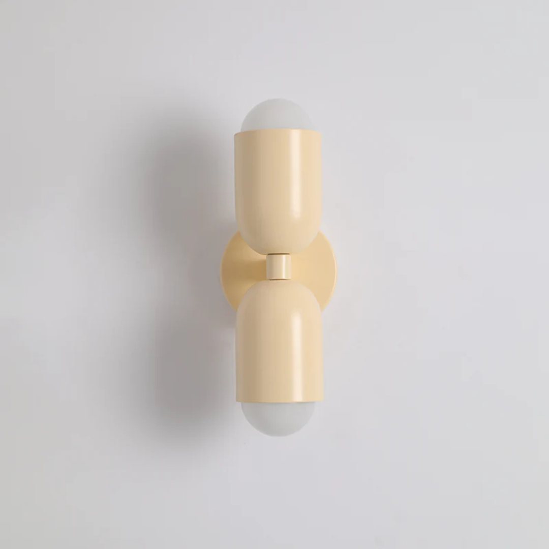 Modern Dubbel-Sidig LED Vägglampa – Färgstark & Stilren
