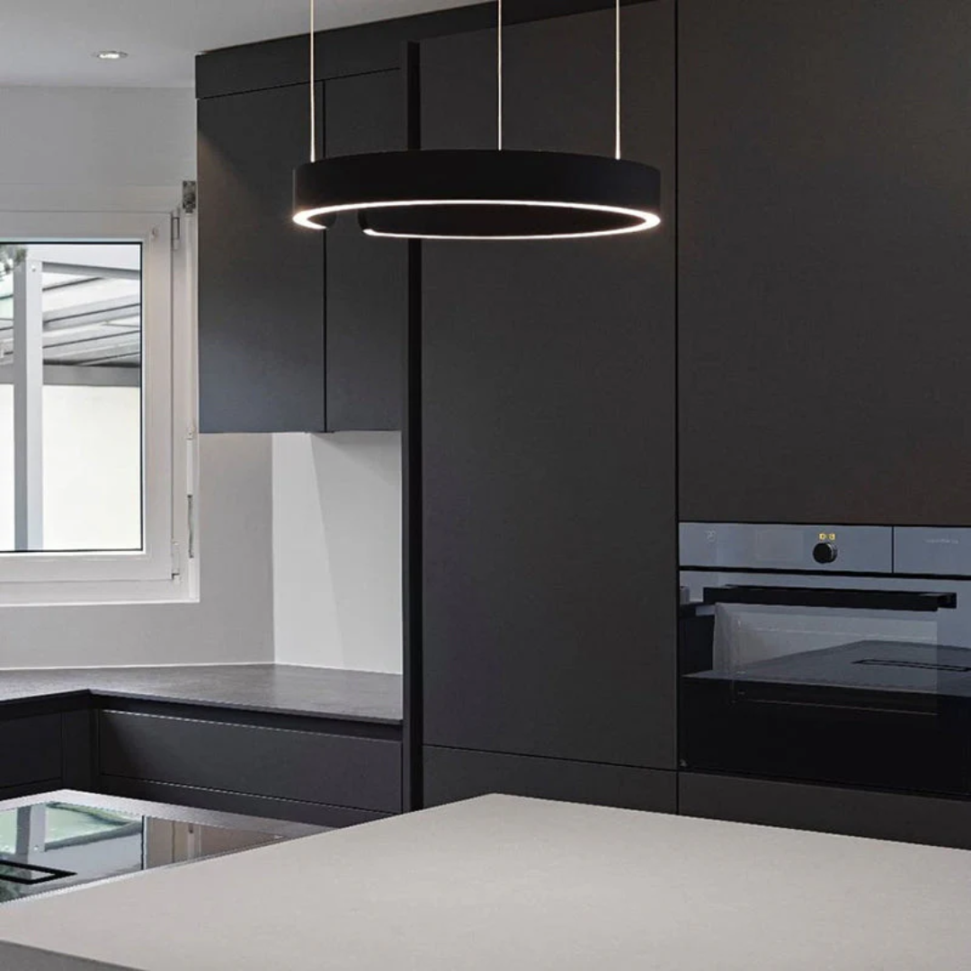 Elegant Modern Cirkel LED Pendellampa – Stilren Belysning