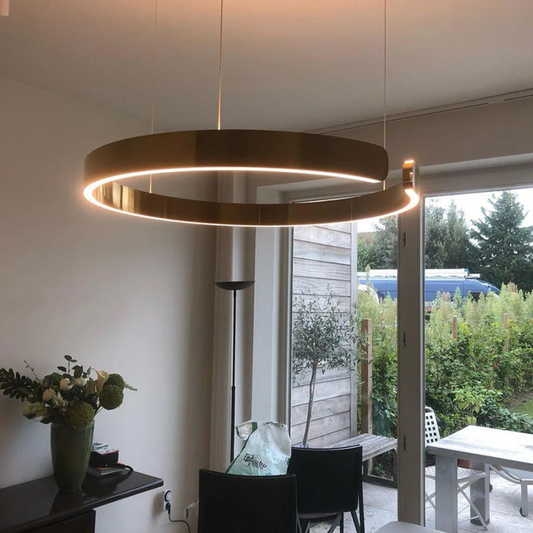 Elegant Modern Cirkel LED Pendellampa – Stilren Belysning