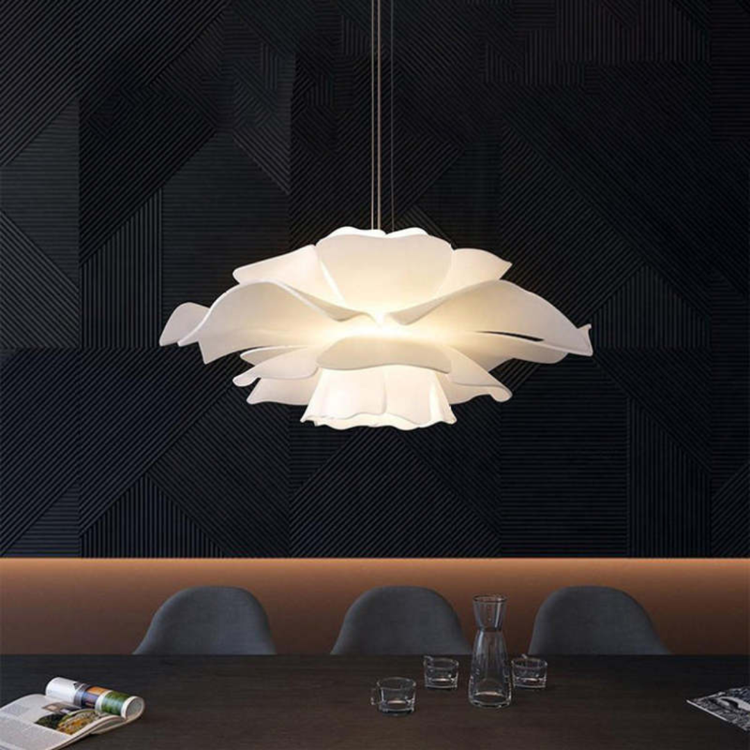 Elegant Blomformad Pendellampa – Modern Belysning
