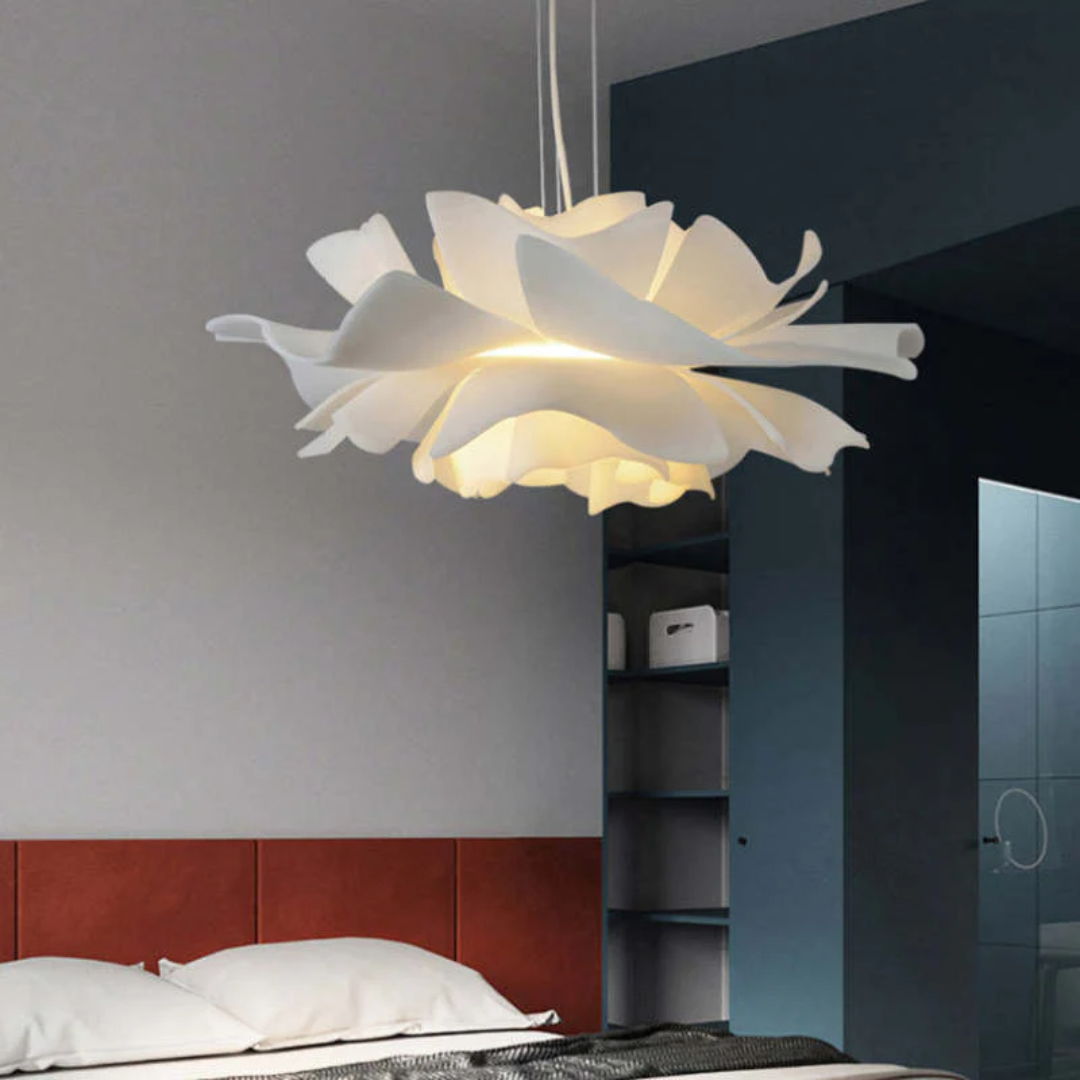 Elegant Blomformad Pendellampa – Modern Belysning
