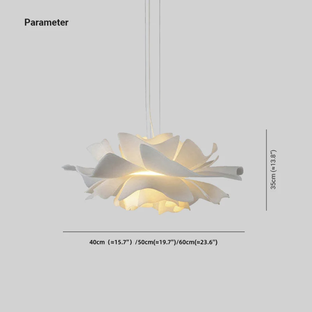Elegant Blomformad Pendellampa – Modern Belysning