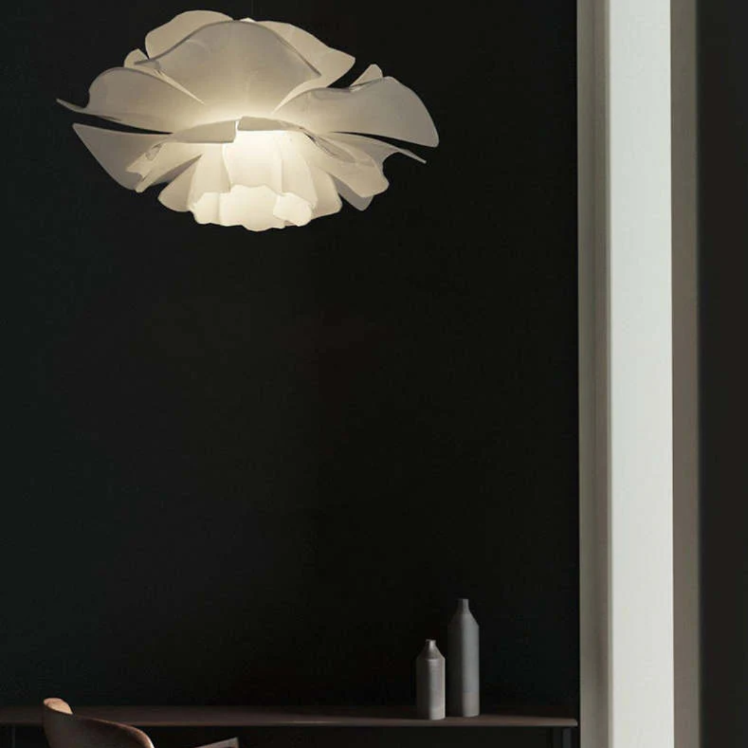 Elegant Blomformad Pendellampa – Modern Belysning