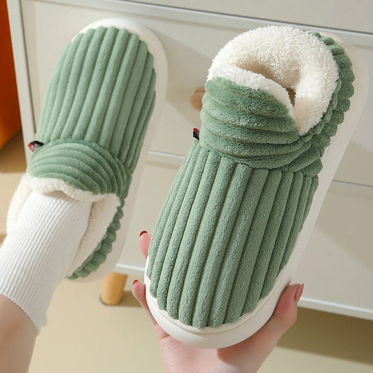 Mysiga Varma Tofflor i Flanell Fleece