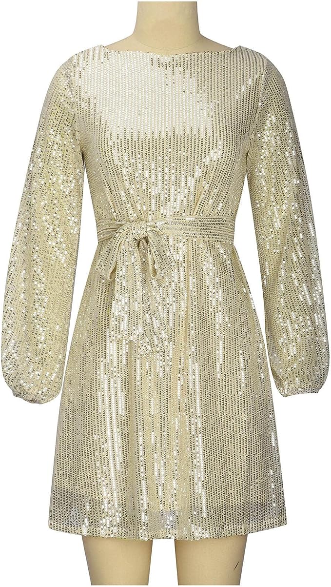 Glamorös Paljettklänning – Elegant Mini Festklänning