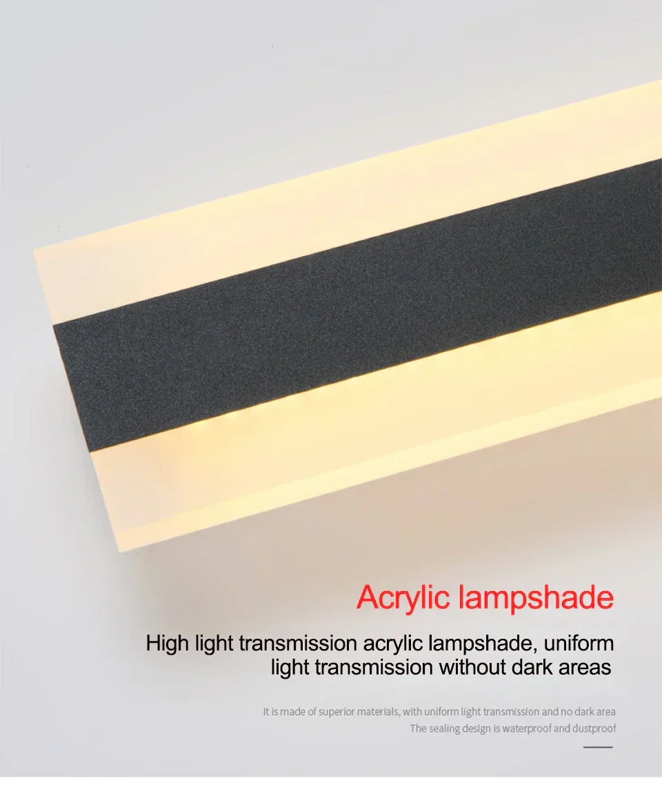 Elegant Vattentät Utomhus Vägglampa LED
