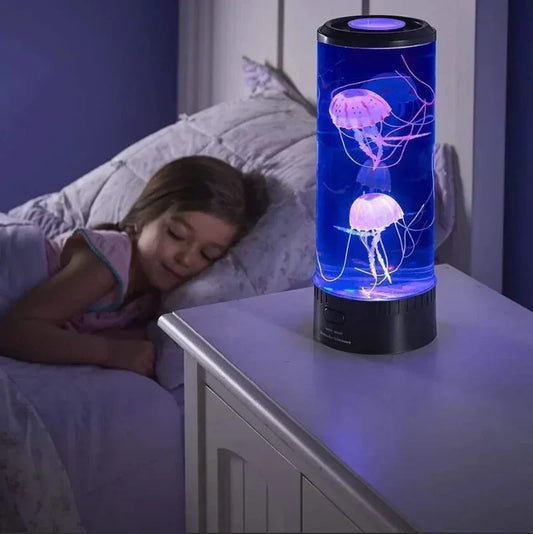 Fängslande LED Manetlampa – Avkopplande Havsdekoration
