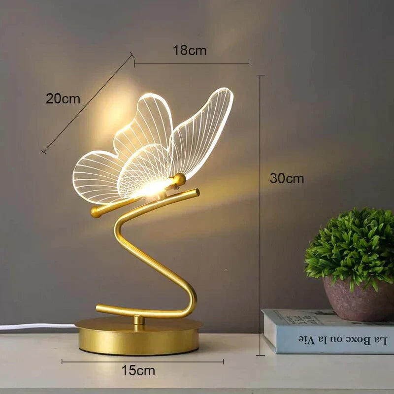LumaWing – Modern LED Bordslampa för Hemmet