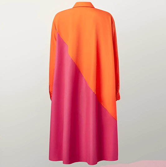 Elegant Skjortklänning med Tidlös Komfort