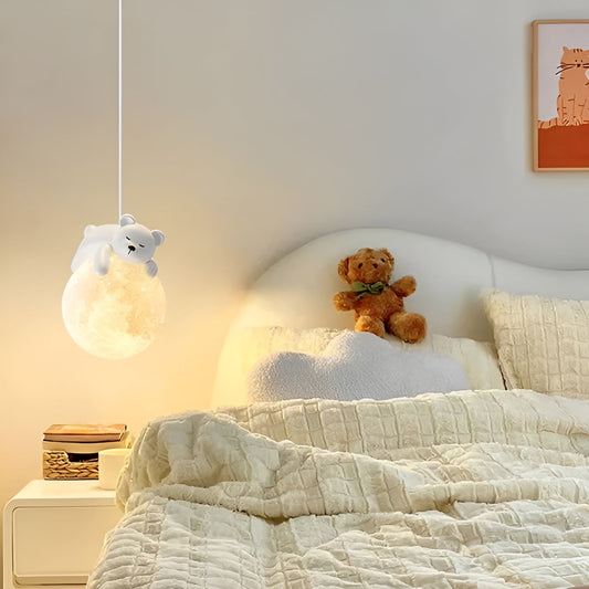 LUNAJOY Barnlampa – Magisk LED Pendellampa