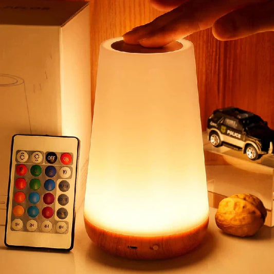 Elegant Touch-Control Nattlampa – Laddningsbar & Stilren