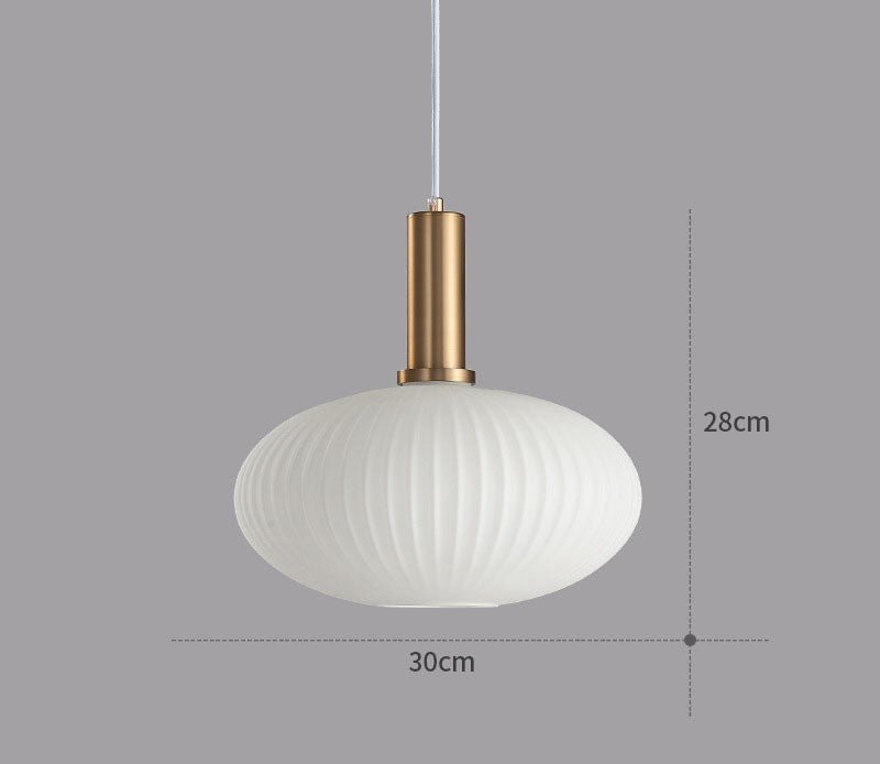 Färgglad Vintage Glaspendellampa – Stilfull Belysning