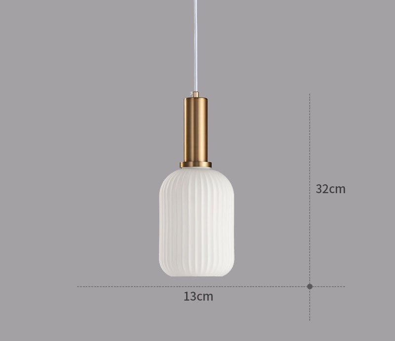 Färgglad Vintage Glaspendellampa – Stilfull Belysning
