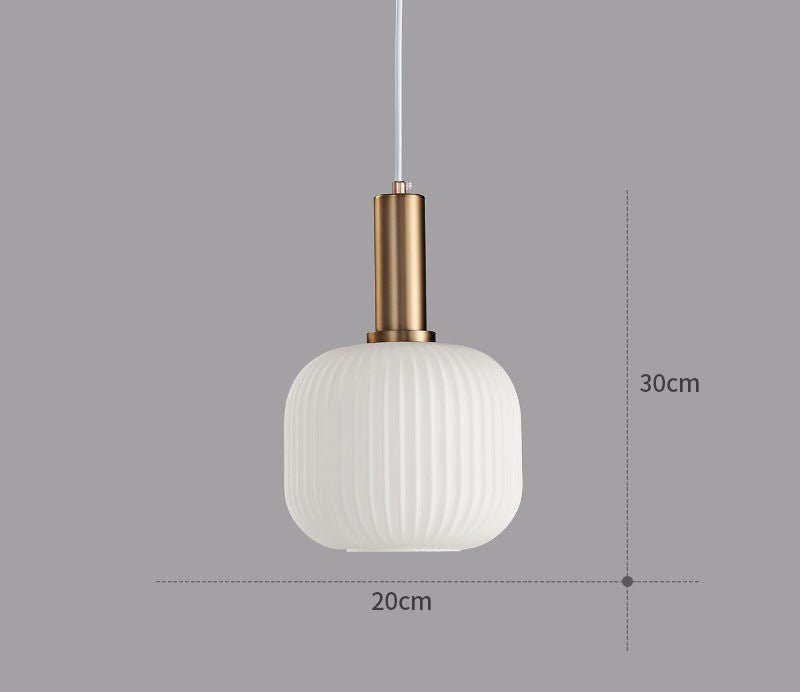 Färgglad Vintage Glaspendellampa – Stilfull Belysning