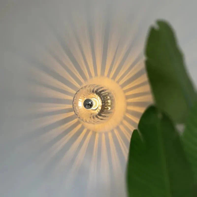 Elegant Bauhaus Vägglampa – Stilren Glasarmatur