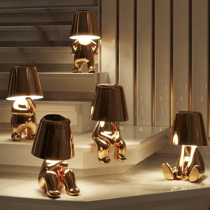 GlowCraft USB-uppladdningsbar Bordslampa – Mysigt LED-ljus