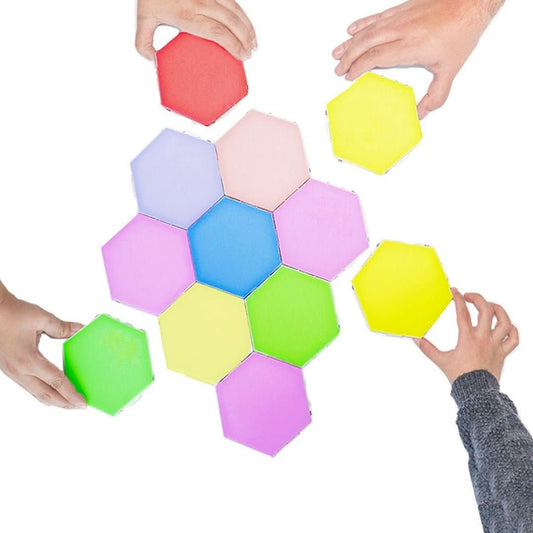 Interaktiv Hexagonal LED-belysning för Hemmet