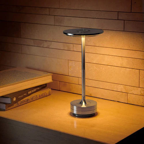 Modern Trådlös Smart Bordslampa – Justerbar Färg & Ljusstyrka
