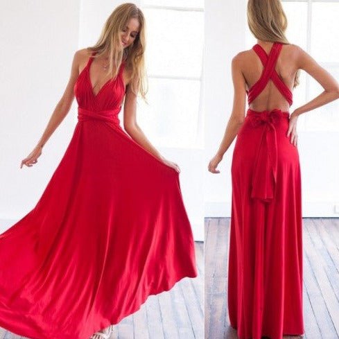 Elegant Lång Klänning – Stil & Komfort